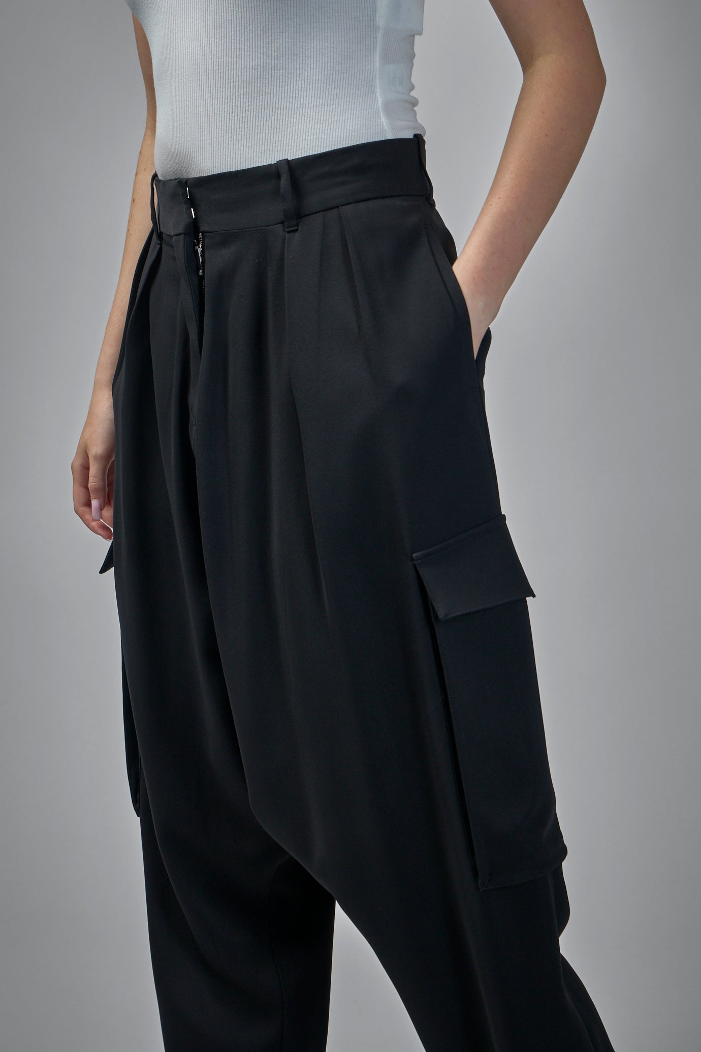 Trousers in Stretch Viscose