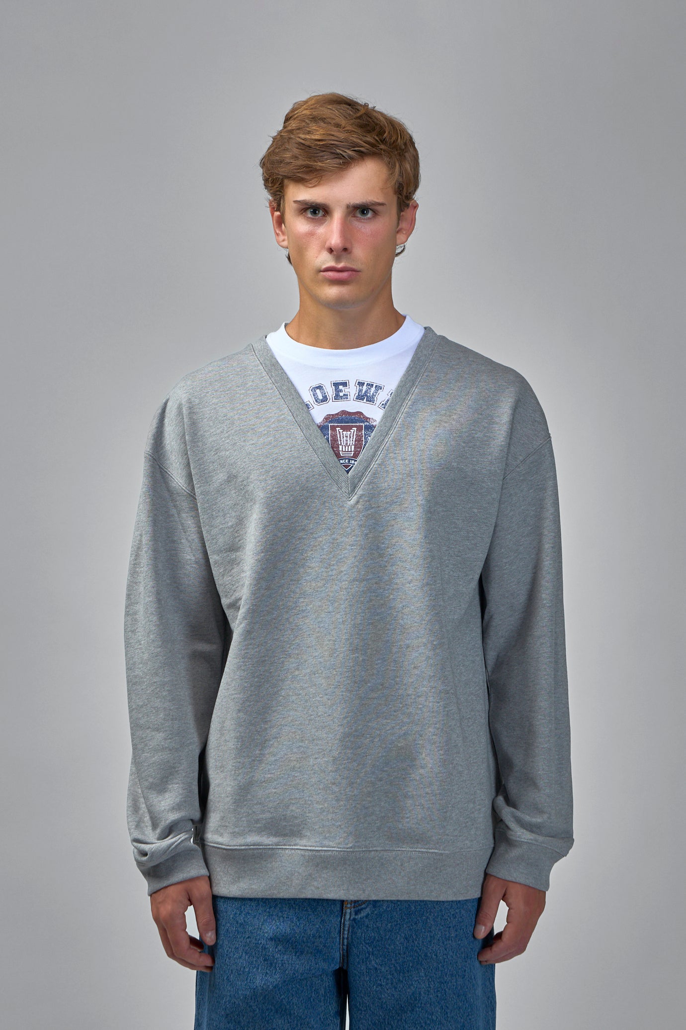 Sweatshirt in Cotton