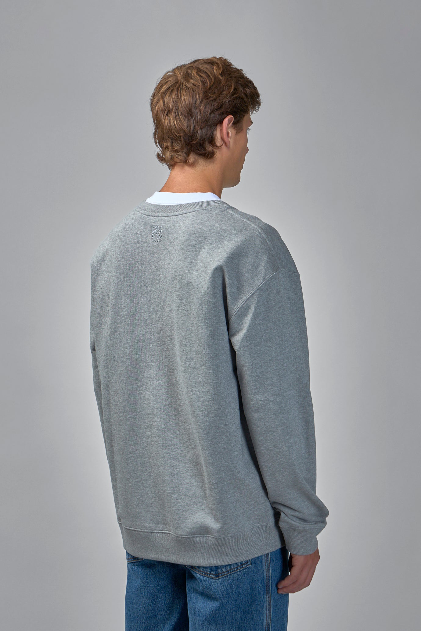 Sweatshirt in Cotton