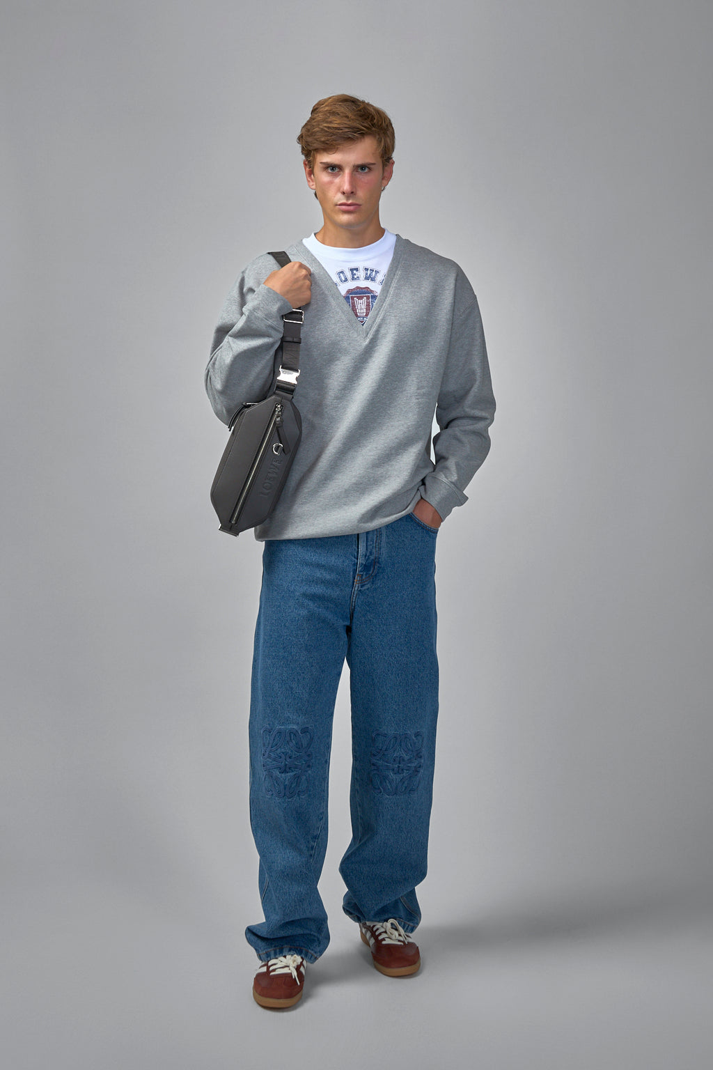 Sweatshirt in Cotton