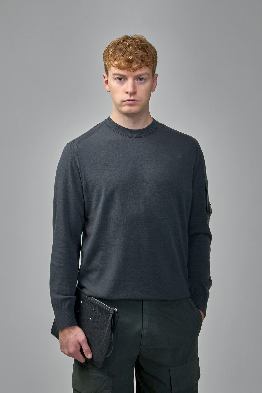Extrafine Merino Wool Crewneck Sweater