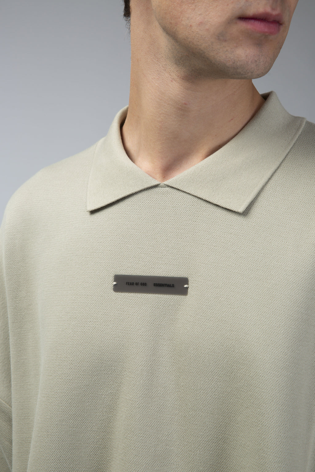 90s Fit Piquet SS Polo Abbey Stone