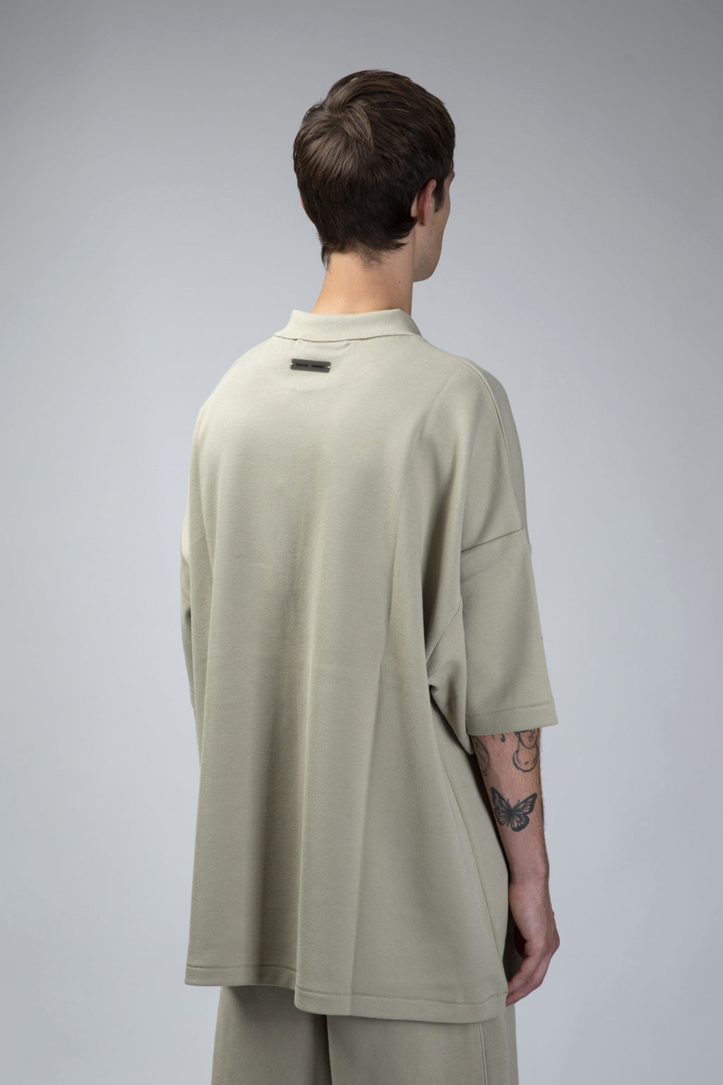 90s Fit Piquet SS Polo Abbey Stone