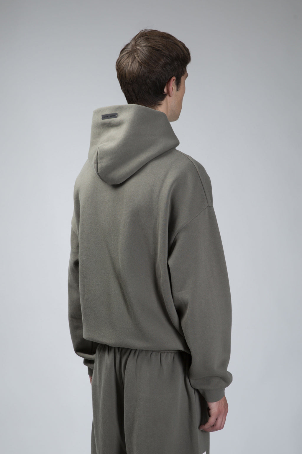 90s Fit Fleece Hoodie Moss