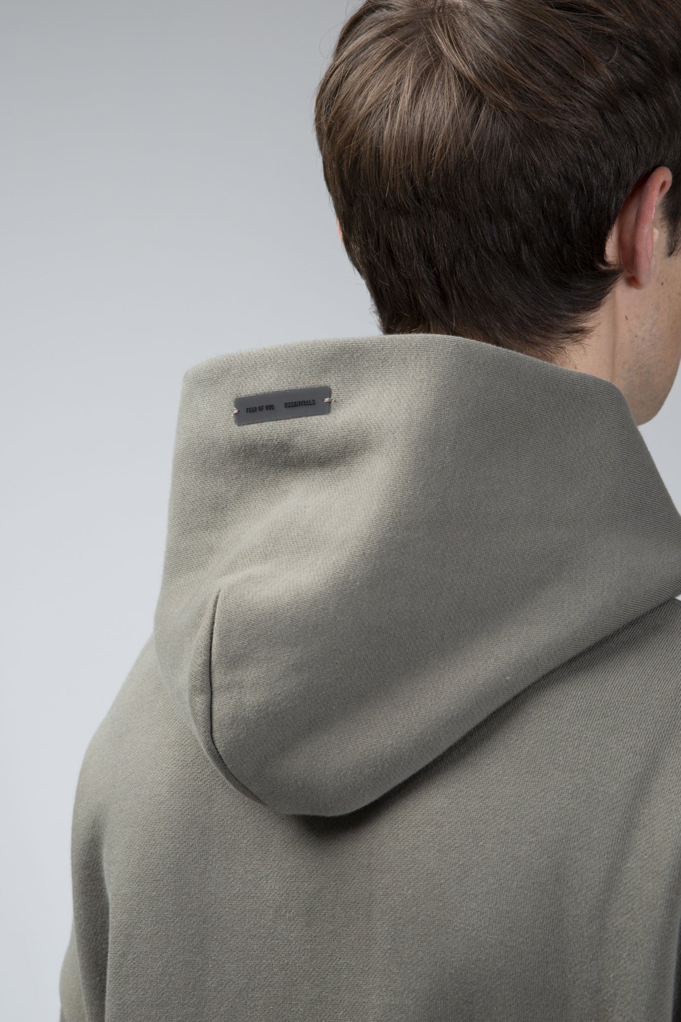 90s Fit Fleece Hoodie Moss