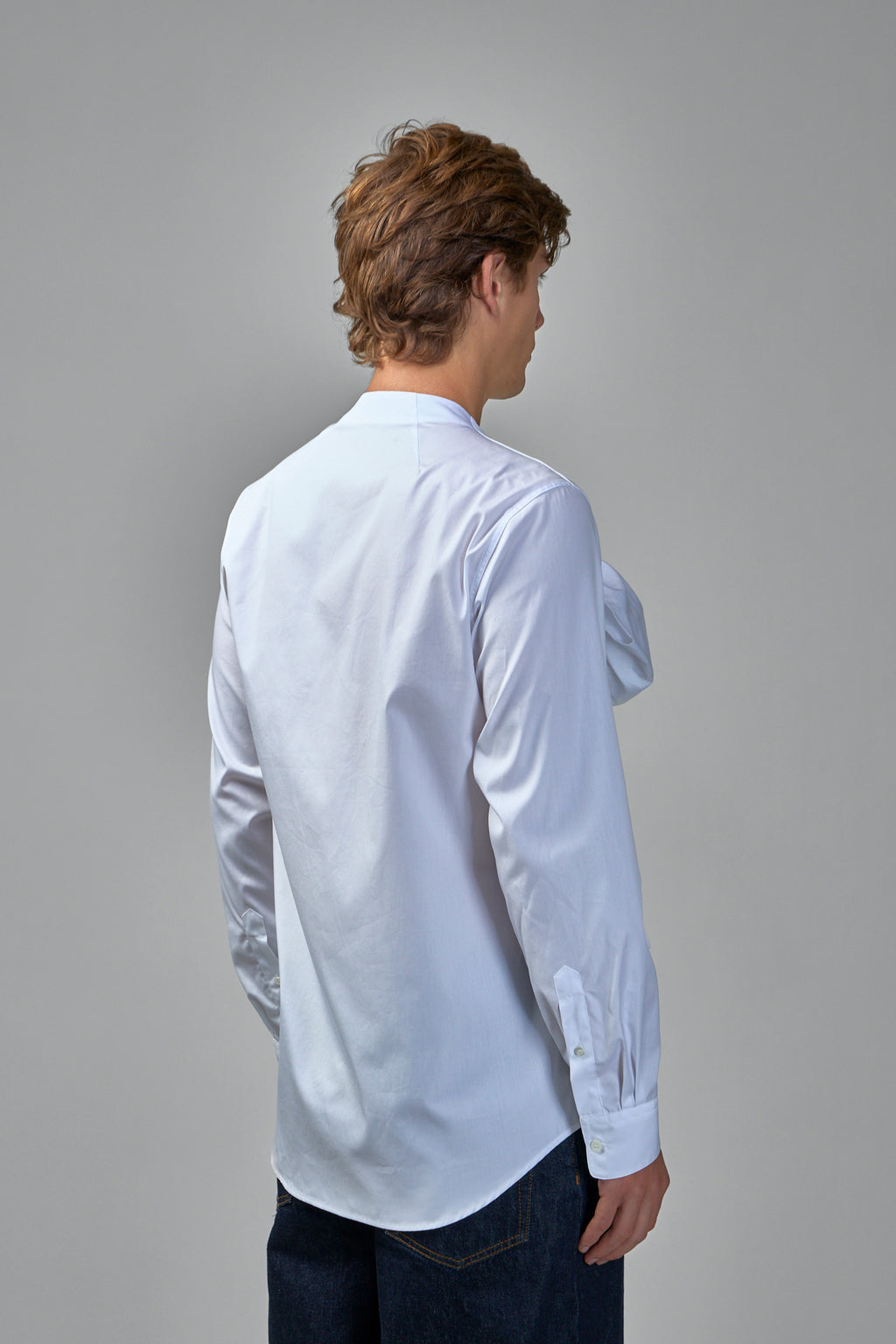 Curlbitt Bow Neck Cotton Poplin Shirt