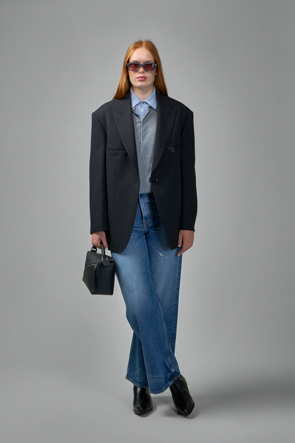 Regular Fit High Waist Wide Leg Jeans