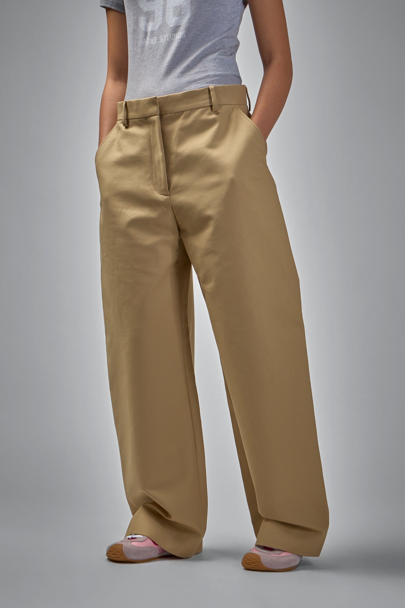 Tailored Satin Trousers