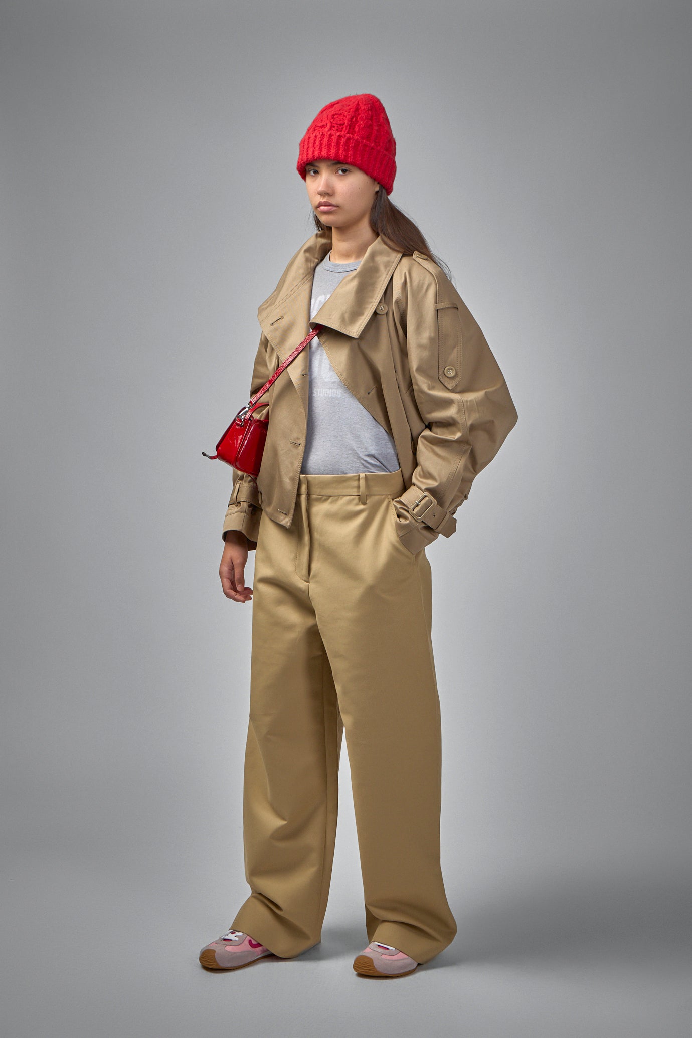 Tailored Satin Trousers