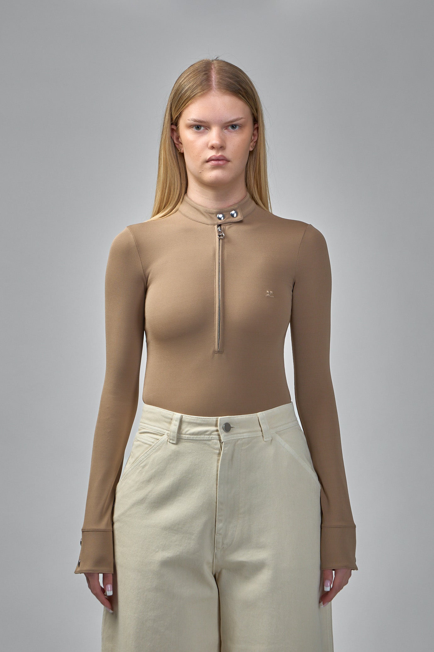 Biker Zipped Bodysuit