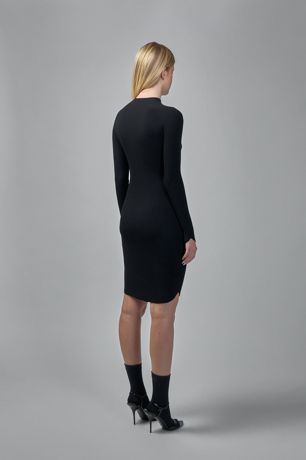 Circle Rib Knit Dress