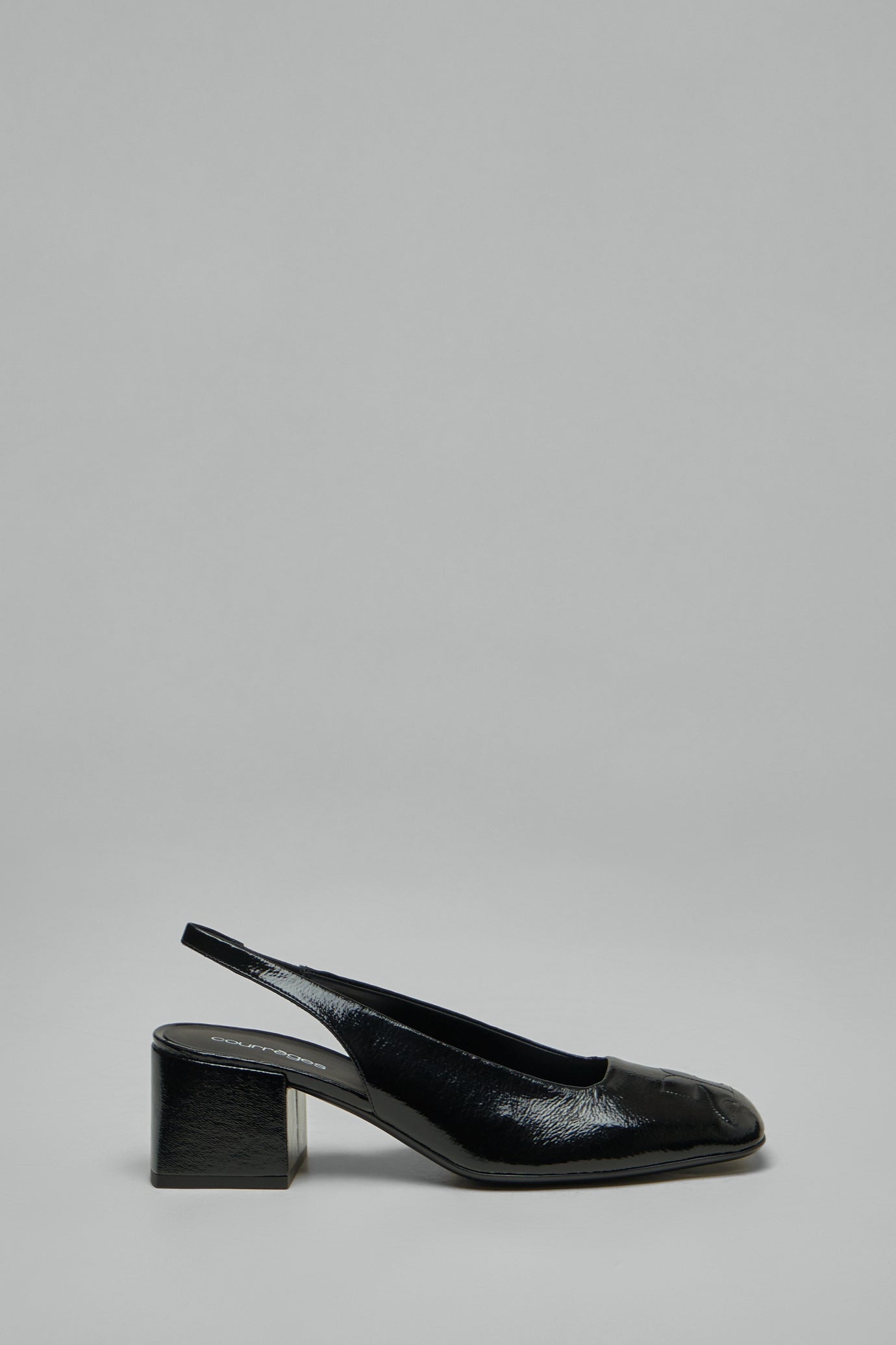 Heritage Vinyl Slingbacks