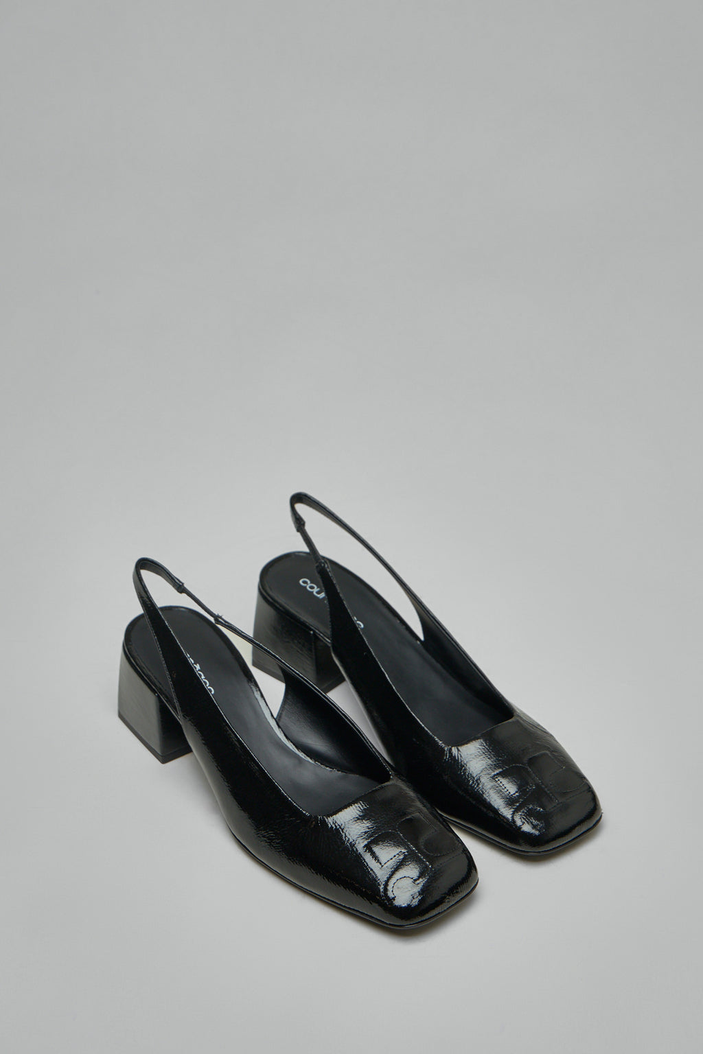 Heritage Vinyl Slingbacks