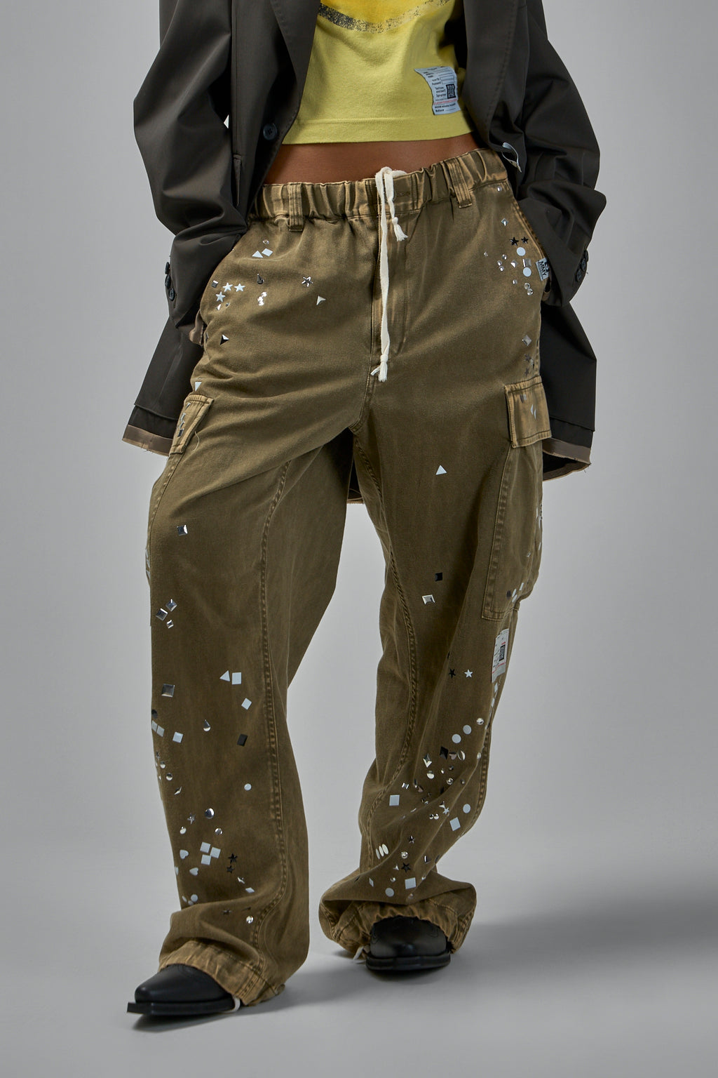 Embellished Military Pants