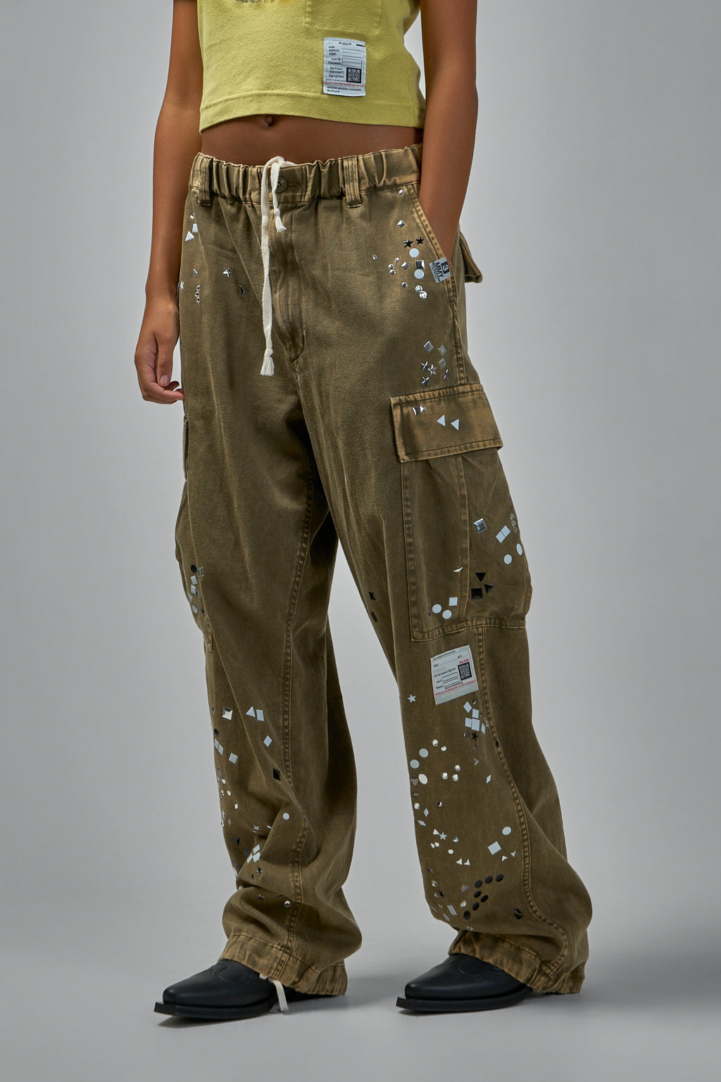 Embellished Military Pants