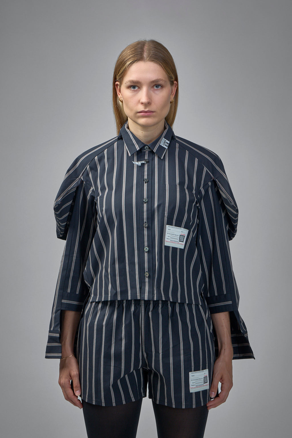 Asymmetric Stripe Shirt