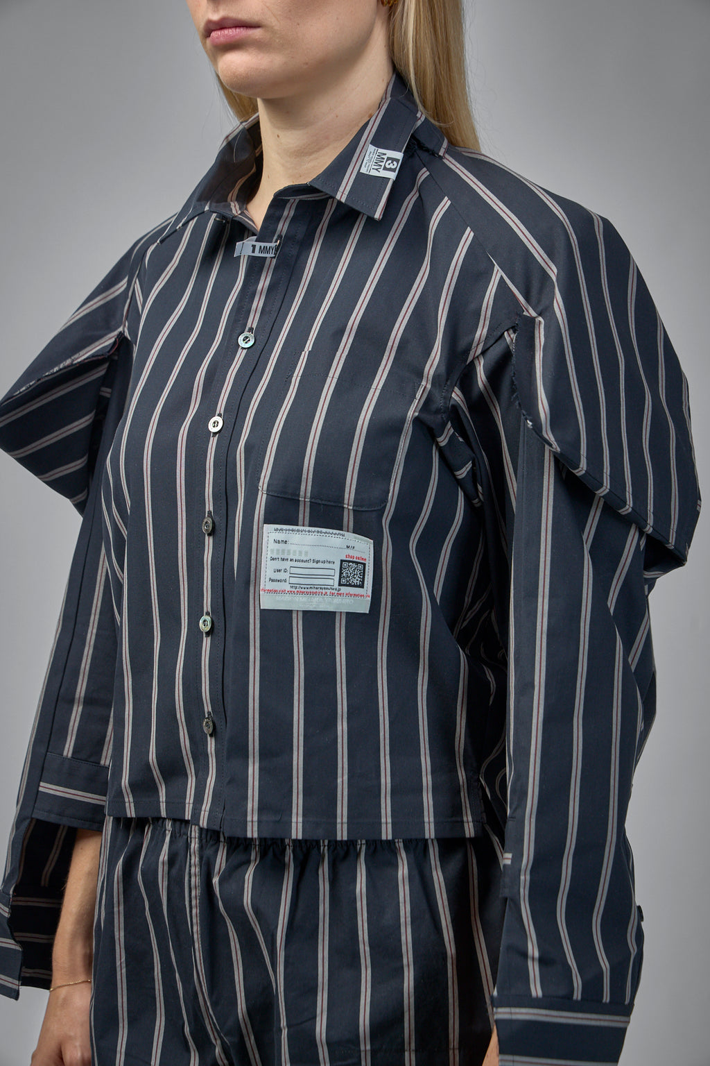 Asymmetric Stripe Shirt
