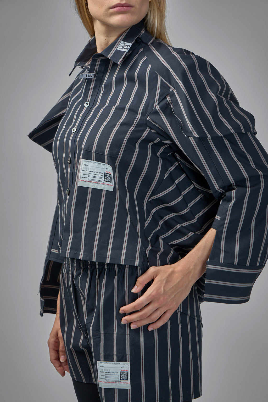 Asymmetric Stripe Shirt