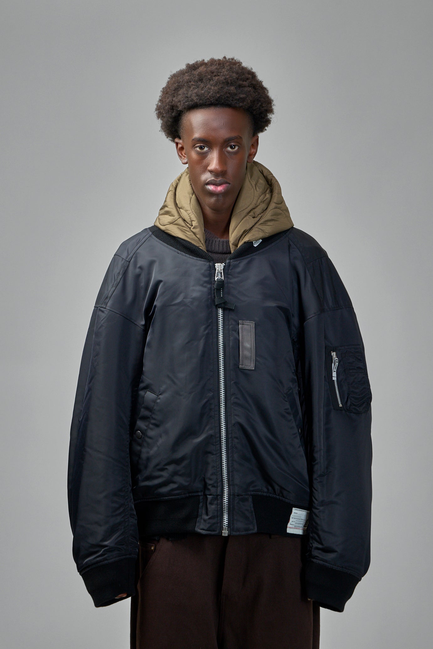 Hooded Bomber Jacket