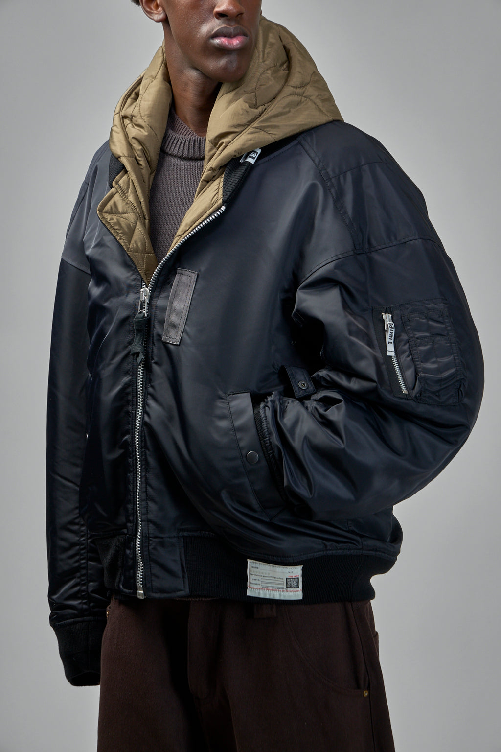 Hooded Bomber Jacket