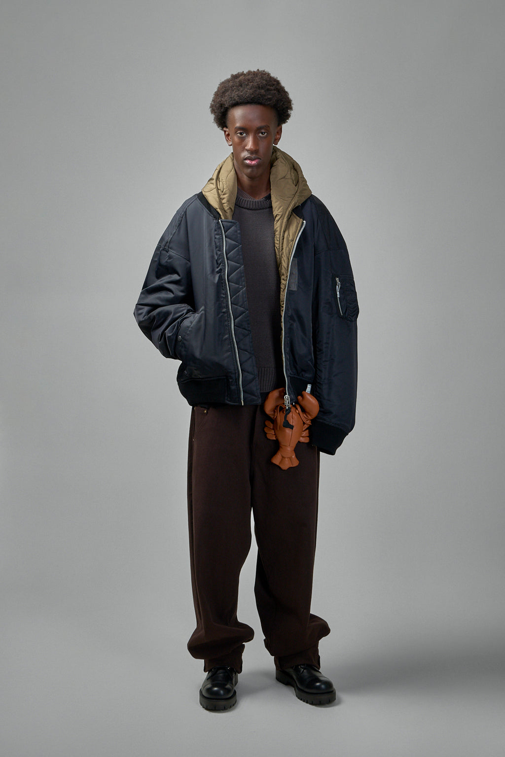 Hooded Bomber Jacket