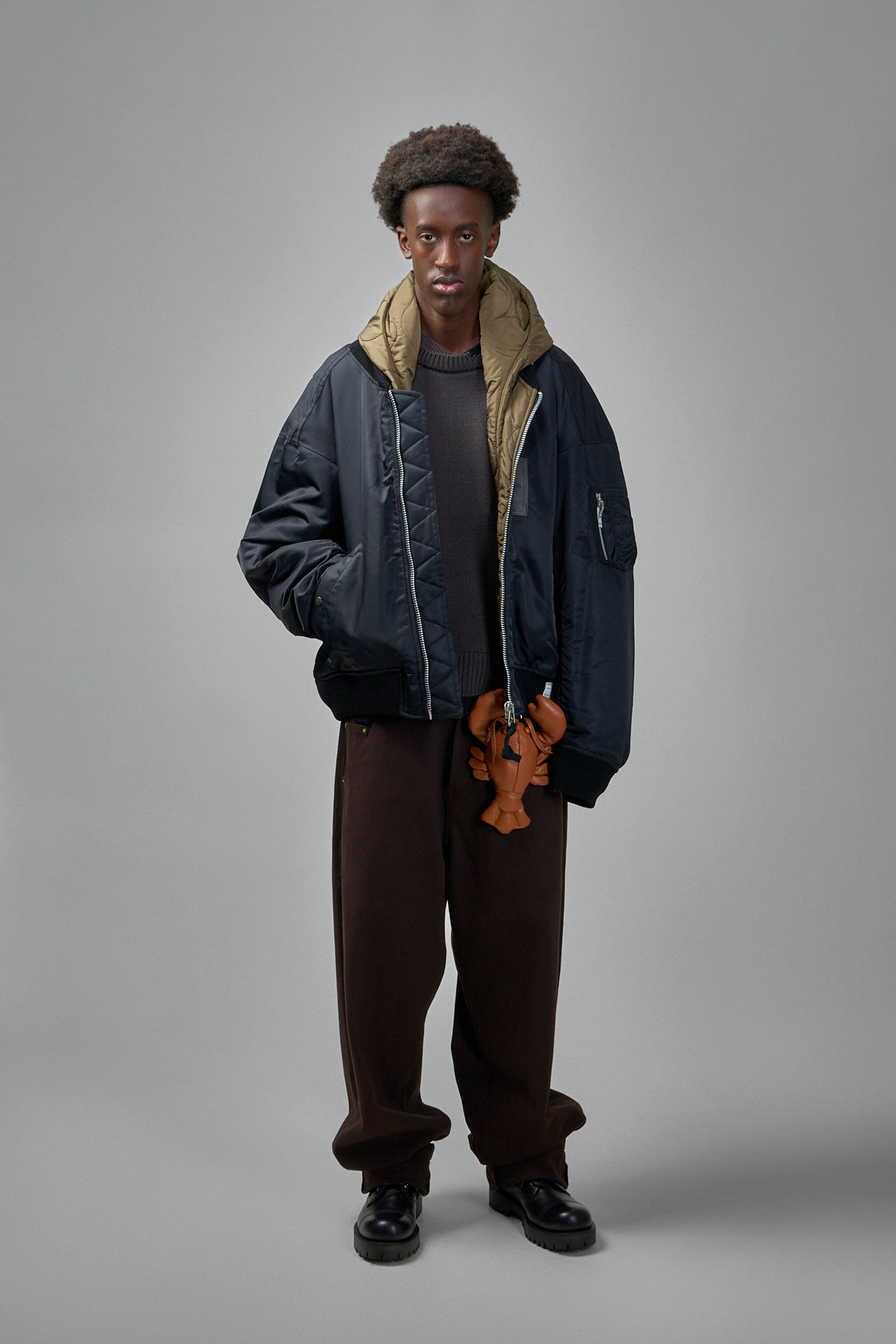 Hooded Bomber Jacket