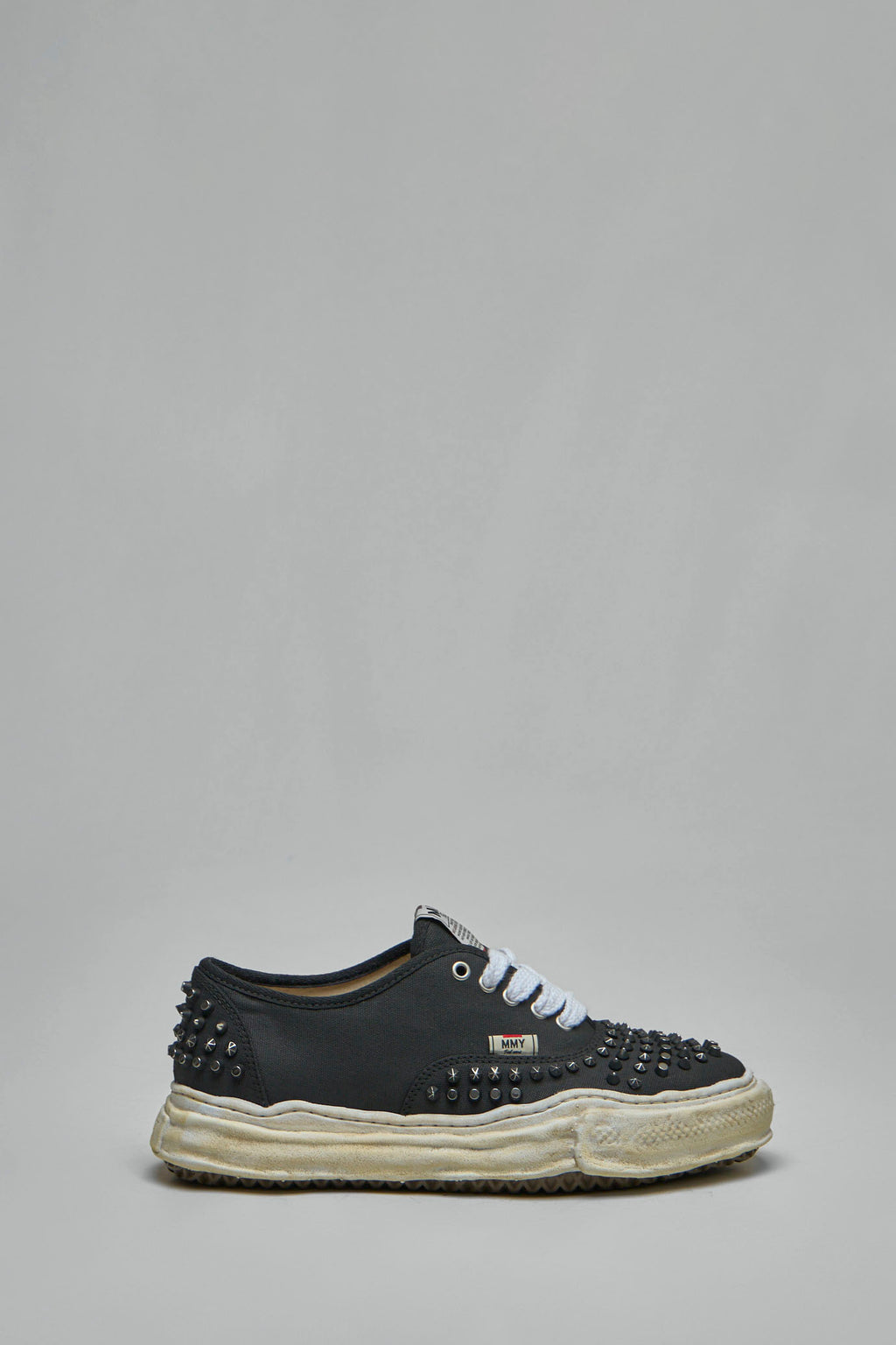 Baker Original Sole Studded Paint Canvas Low-Top Sneaker