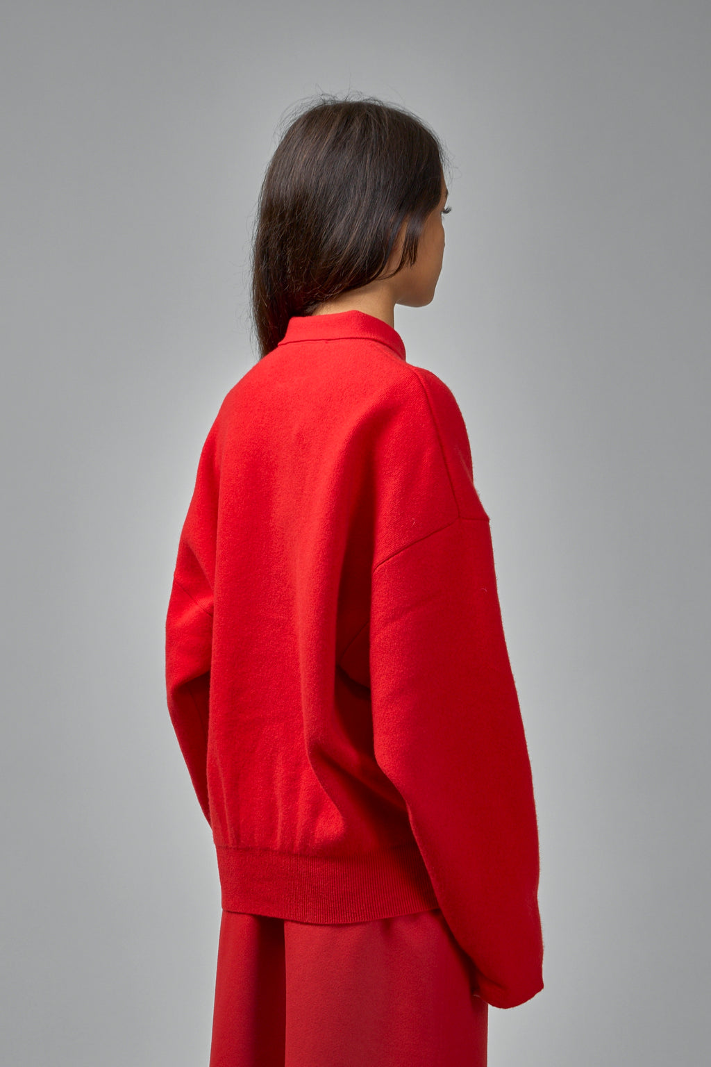 Pallone Vareuse-Style Knit Polo Sweater