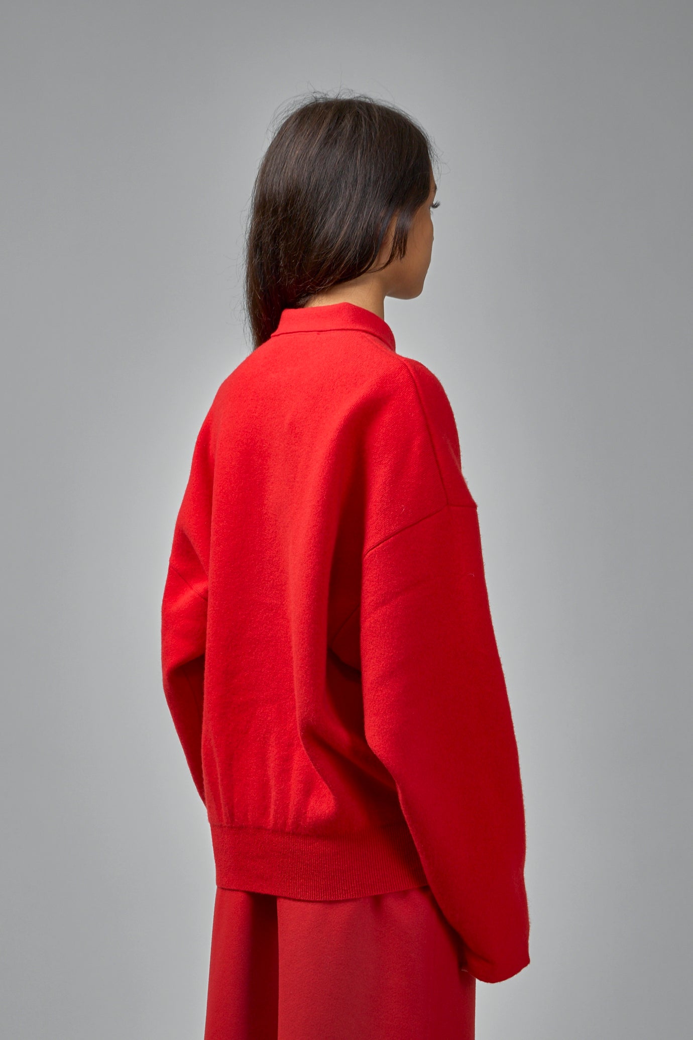 Pallone Vareuse-Style Knit Polo Sweater