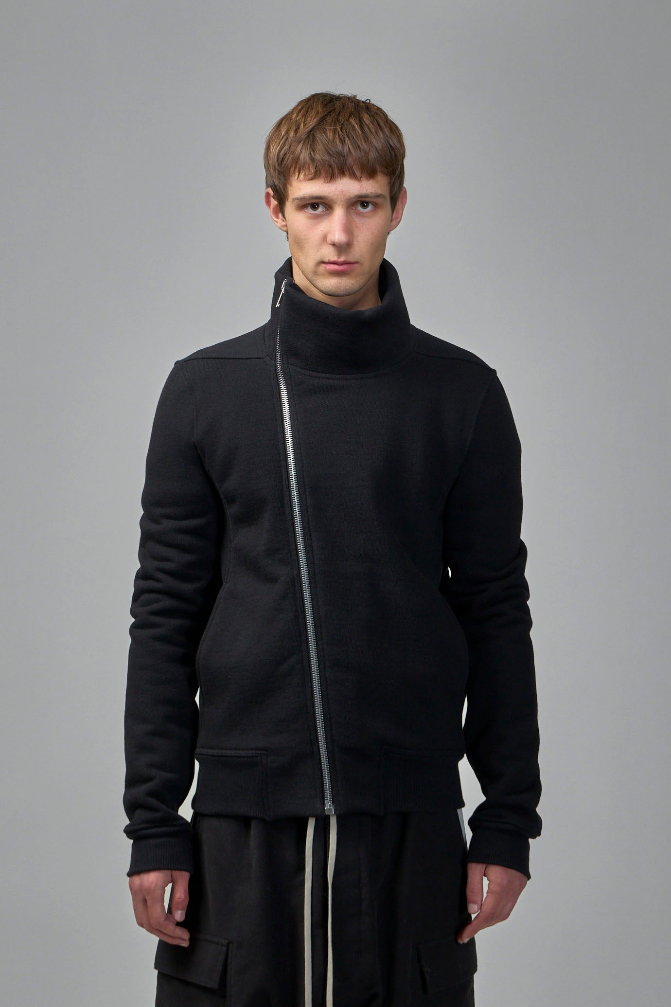 Bauhaus Jogger Black Knit Sweatshirt