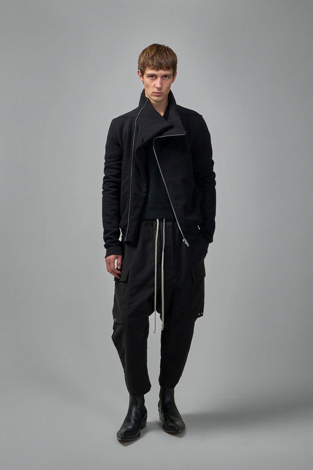 Bauhaus Jogger Black Knit Sweatshirt