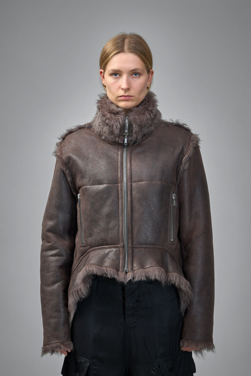 Exploder Shearling Real Fur Jacket