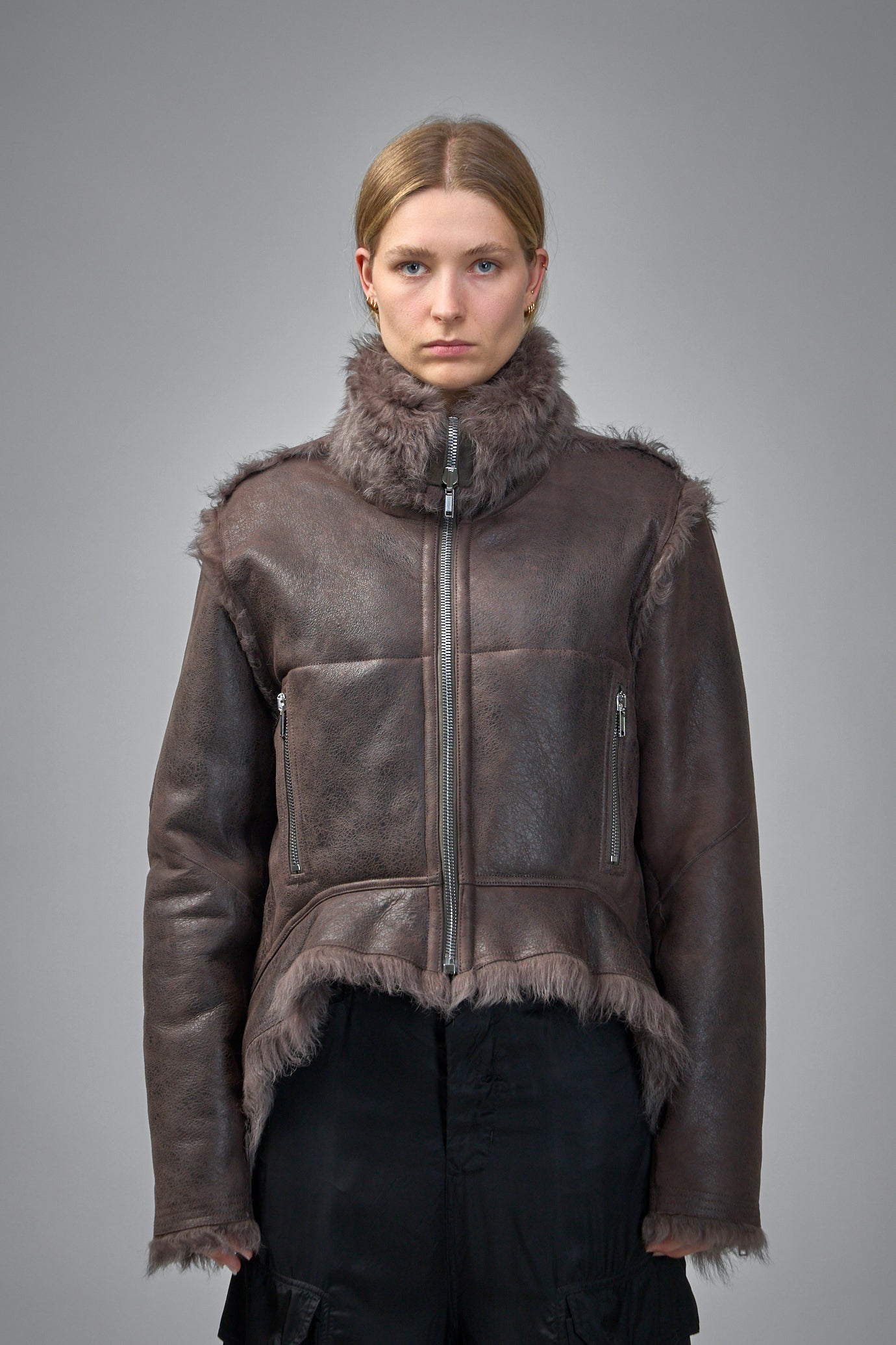 Exploder Shearling Real Fur Jacket