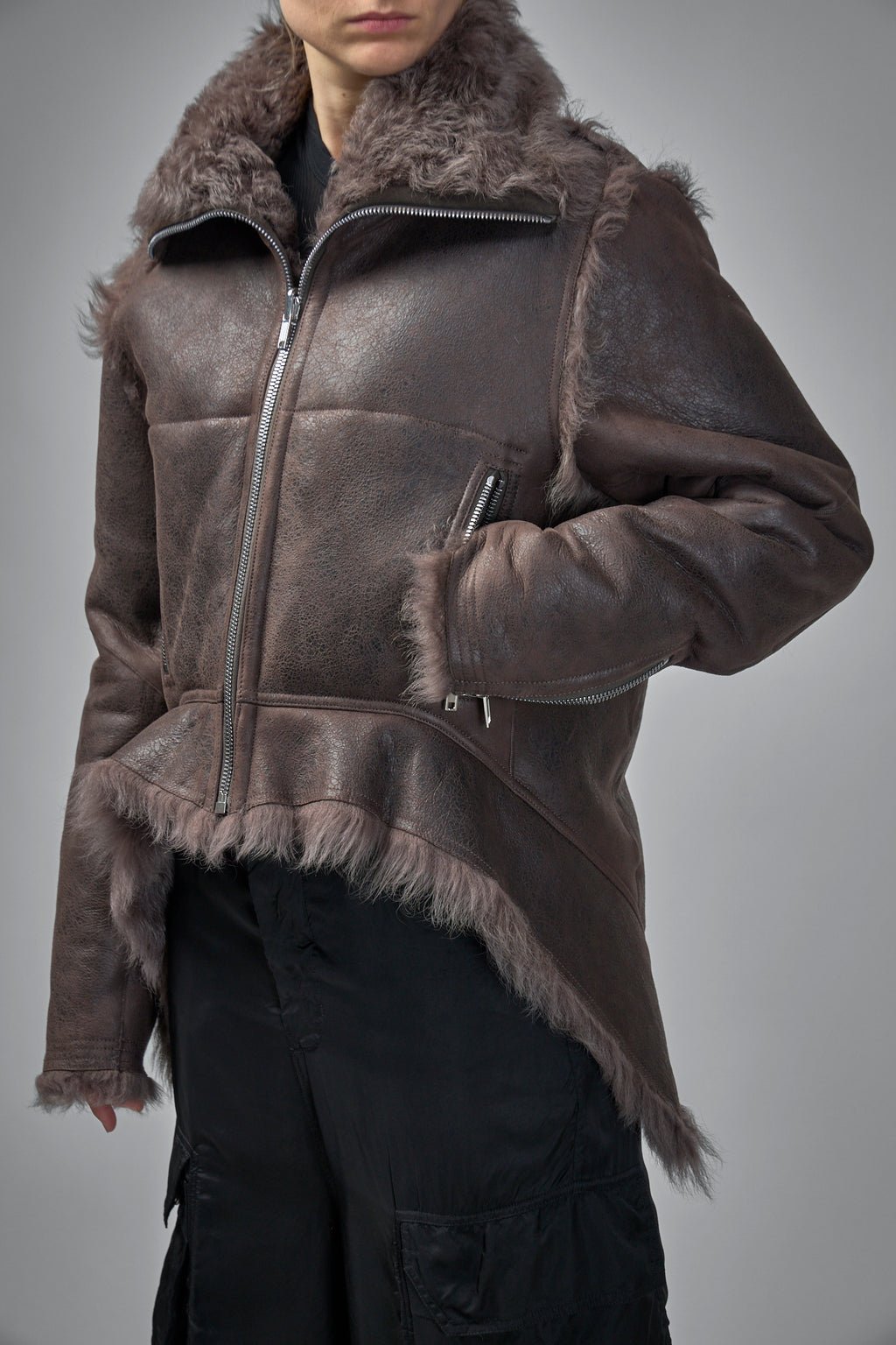 Exploder Shearling Real Fur Jacket