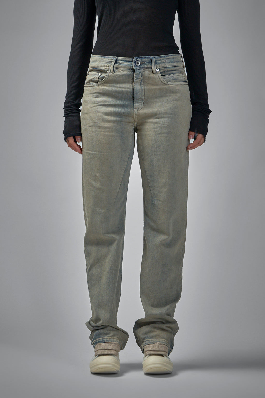 Fog Cut Denim Pants