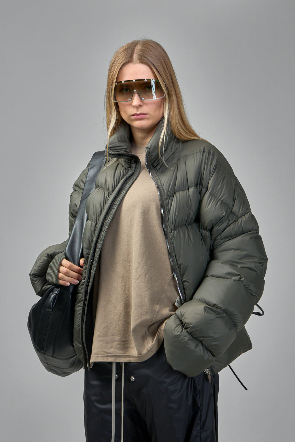 Short-Sleeve Draped-Hem Top