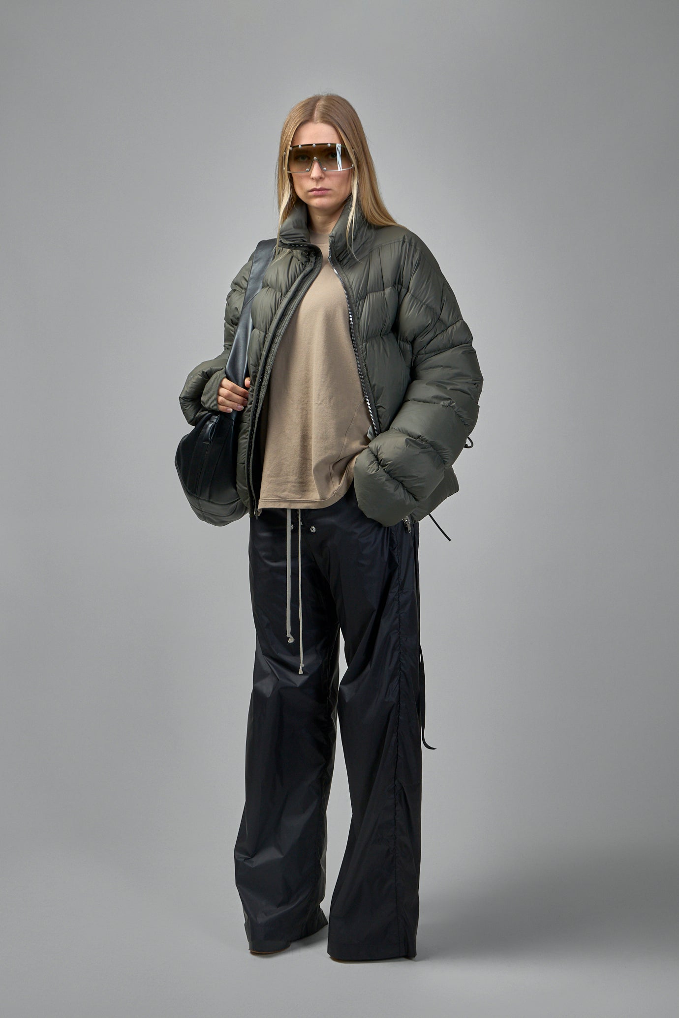 Short-Sleeve Draped-Hem Top