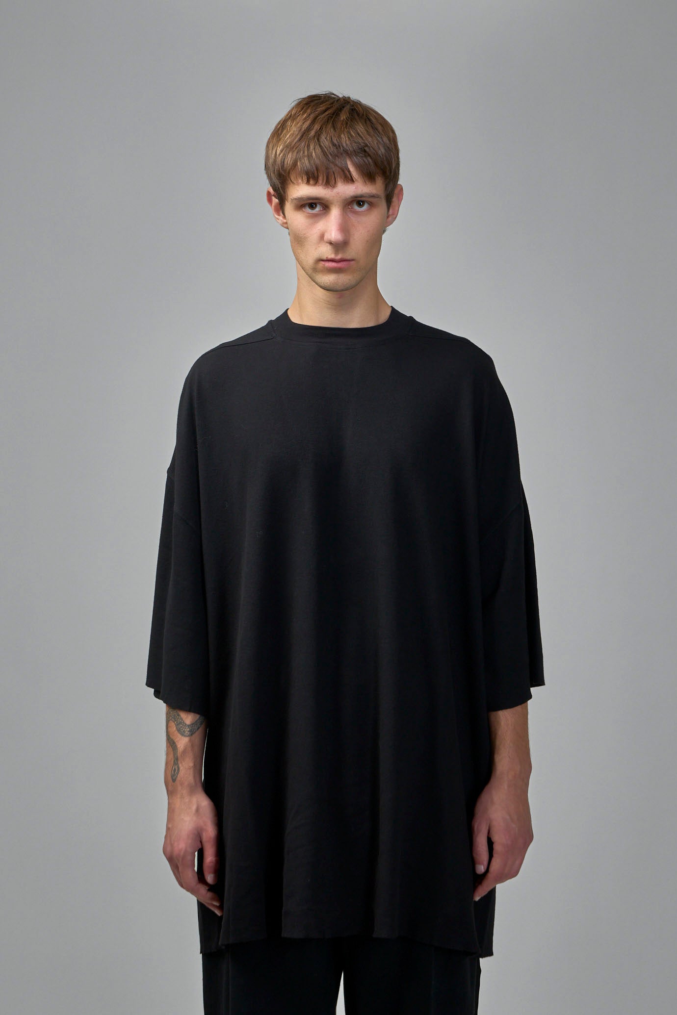 Oversized Brushed Organic Cotton Jersey T-Shirt