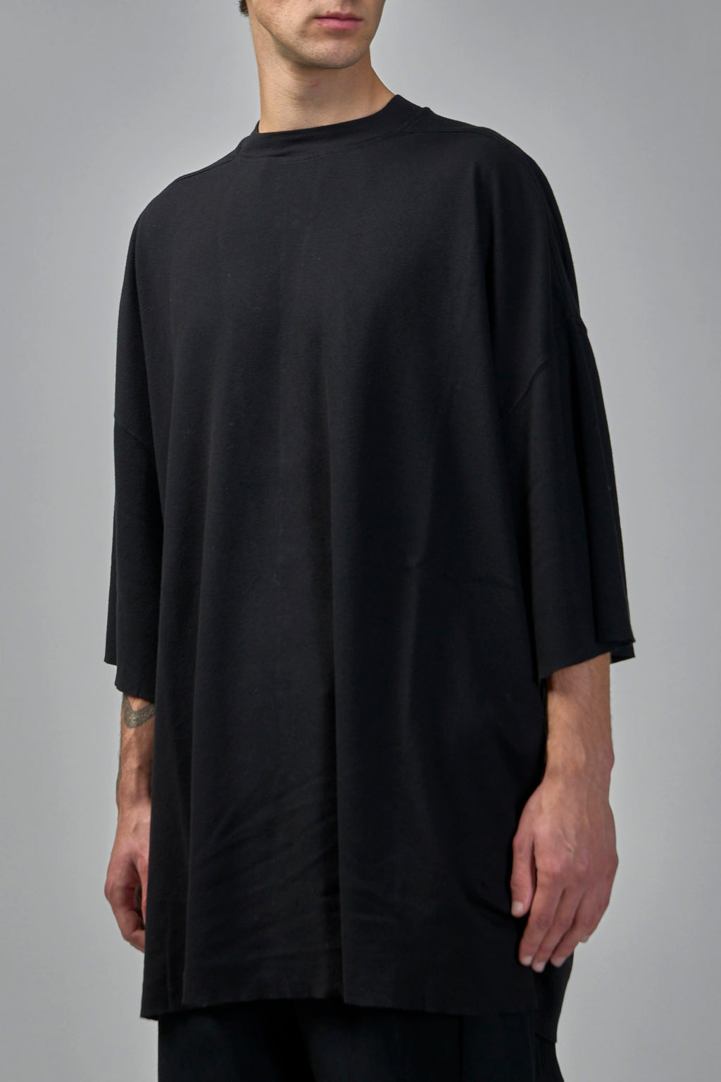 Oversized Brushed Organic Cotton Jersey T-Shirt