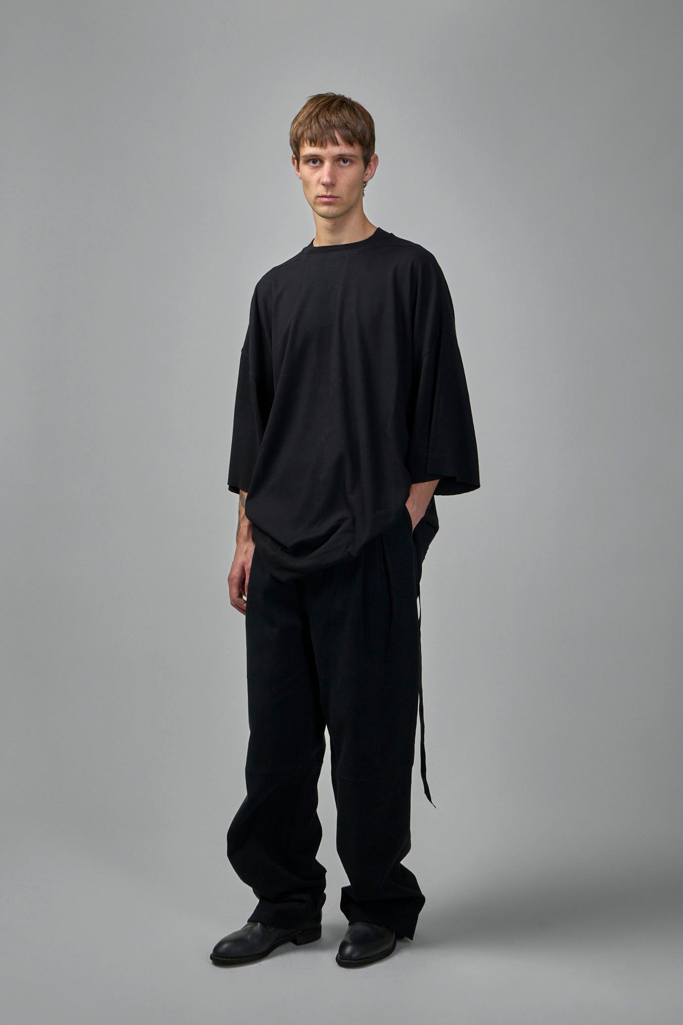 Oversized Brushed Organic Cotton Jersey T-Shirt