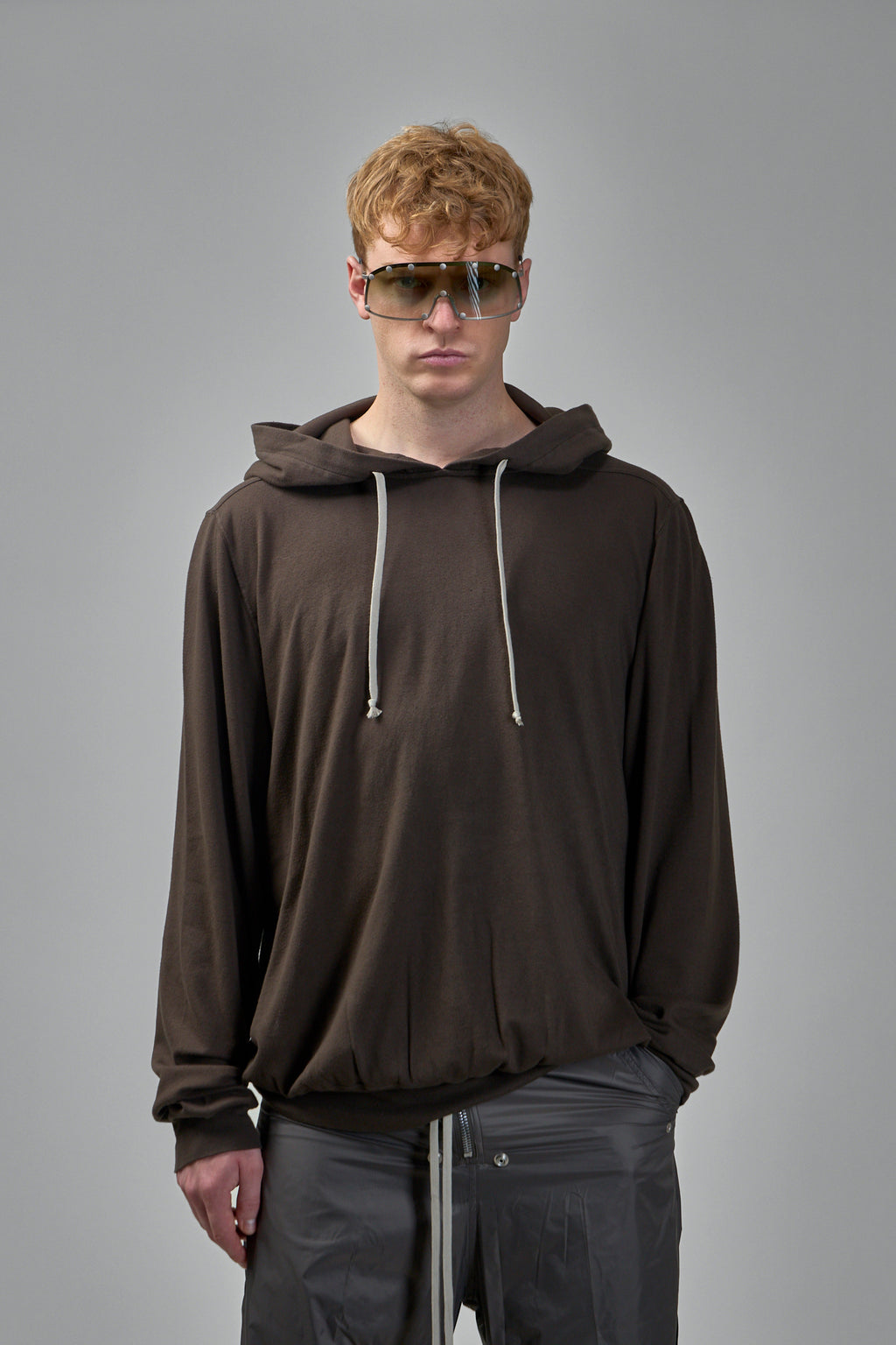 Knit T-Shirt Oversized Hoodie