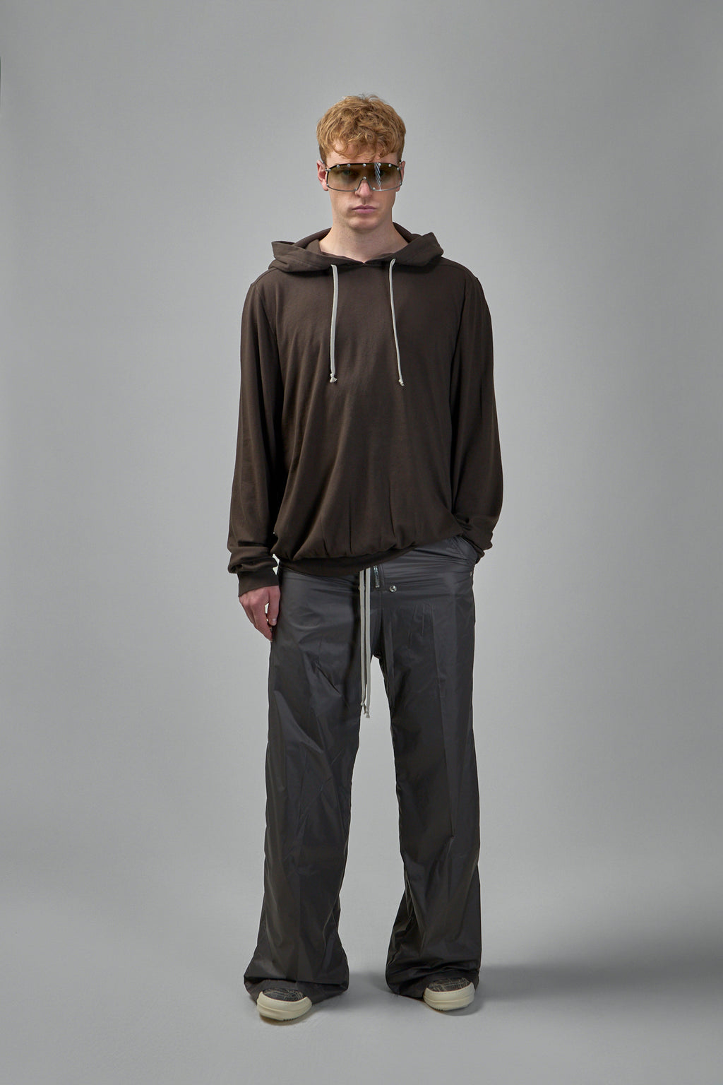 Knit T-Shirt Oversized Hoodie
