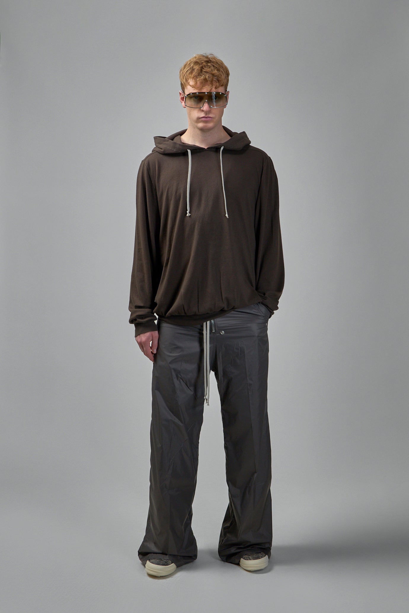 Knit T-Shirt Oversized Hoodie