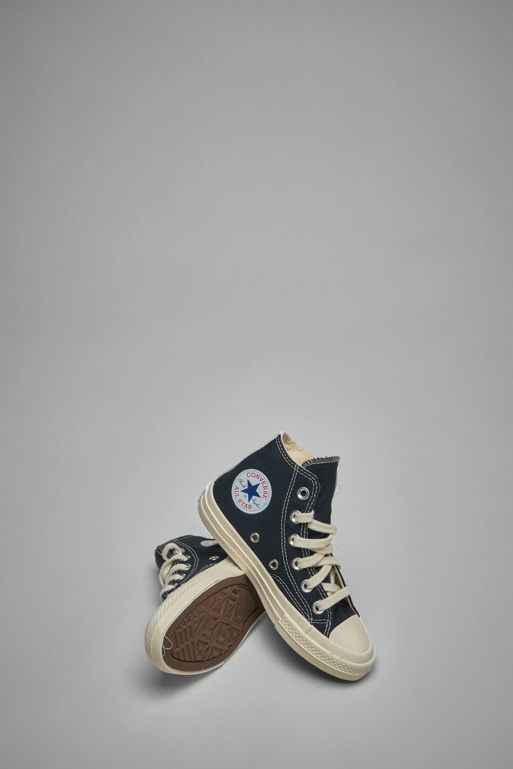 Small Red Heart Hi Top Kids