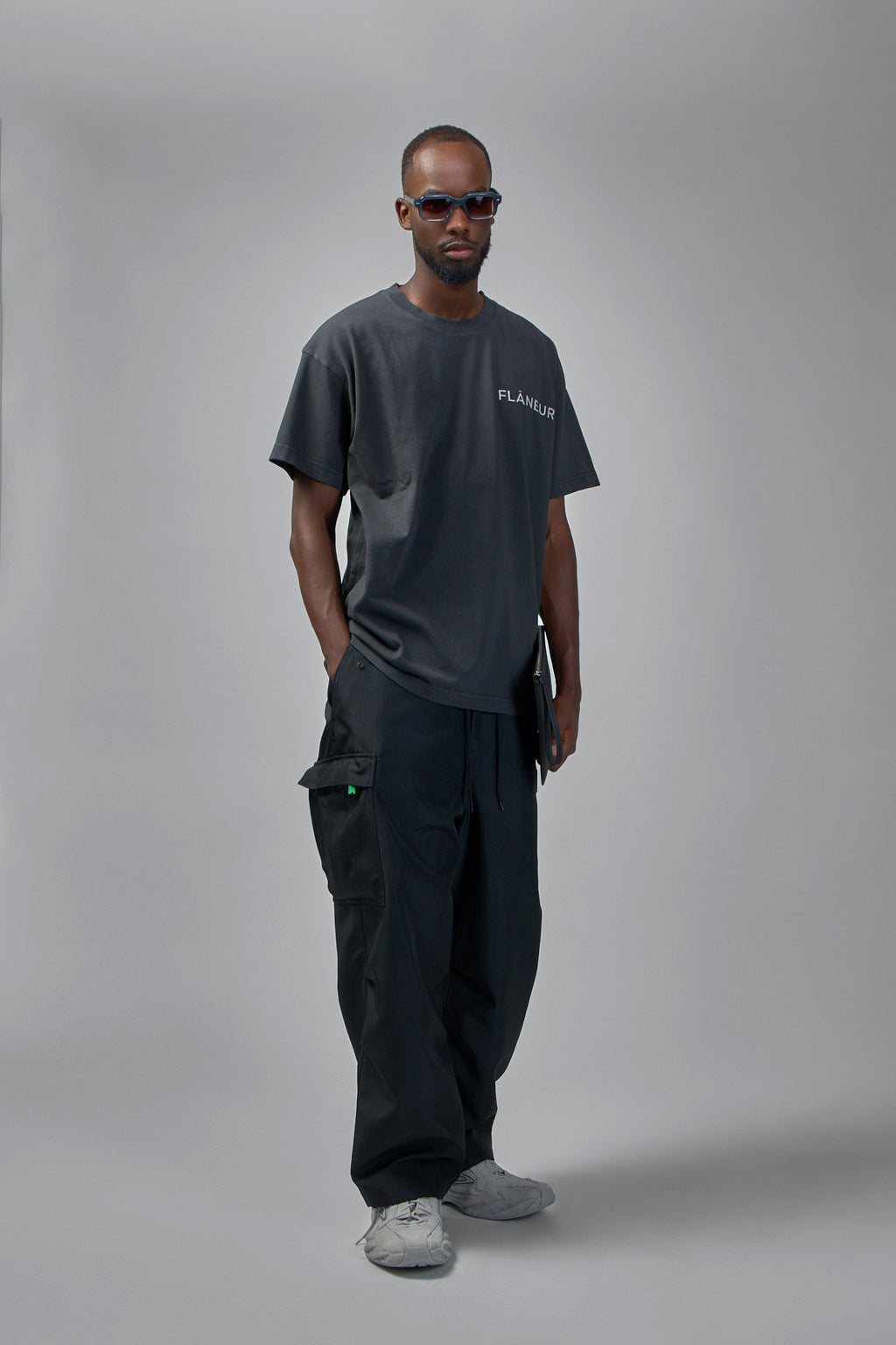 Double Logo Washed T-Shirt