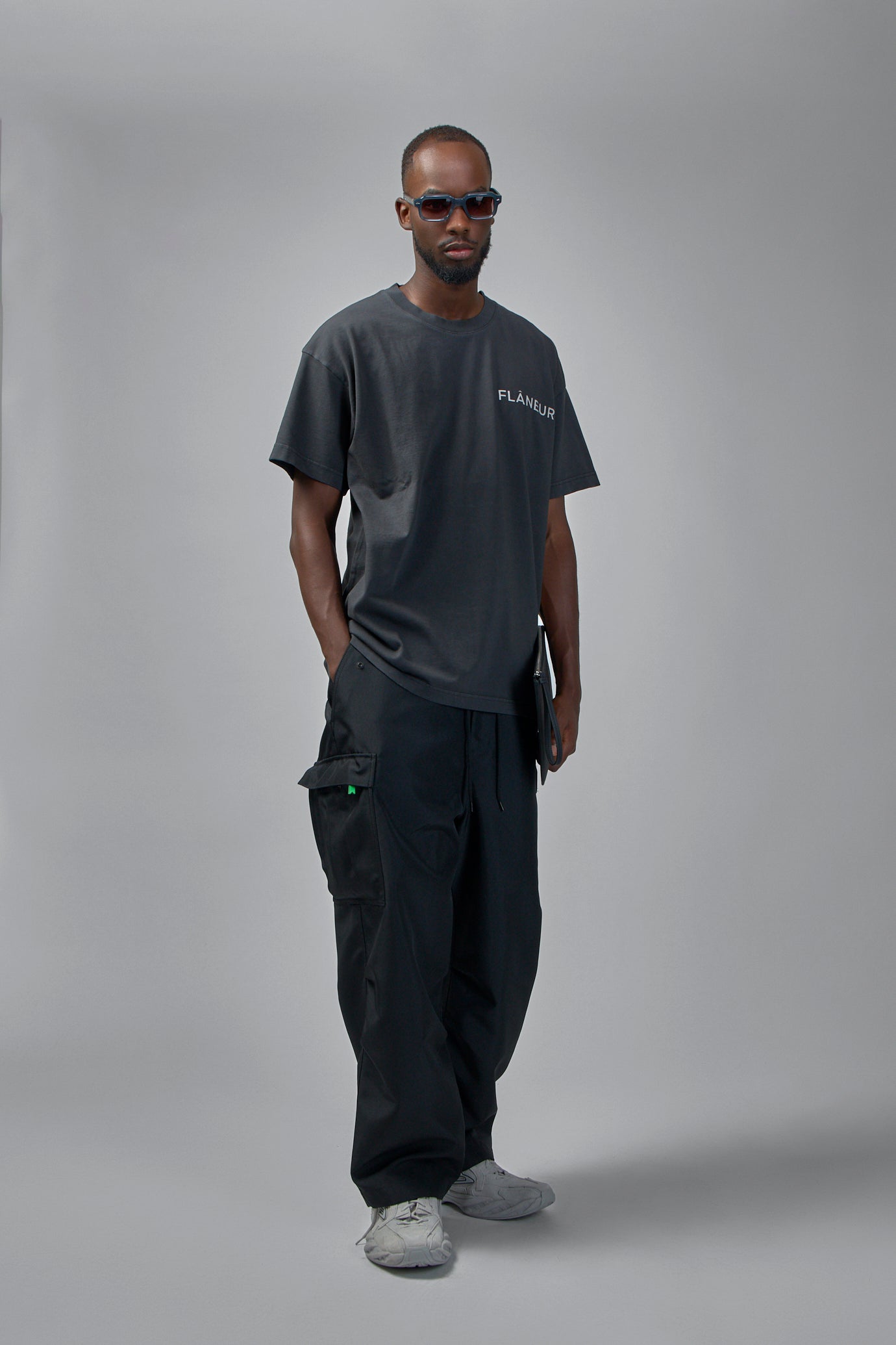 Double Logo Washed T-Shirt