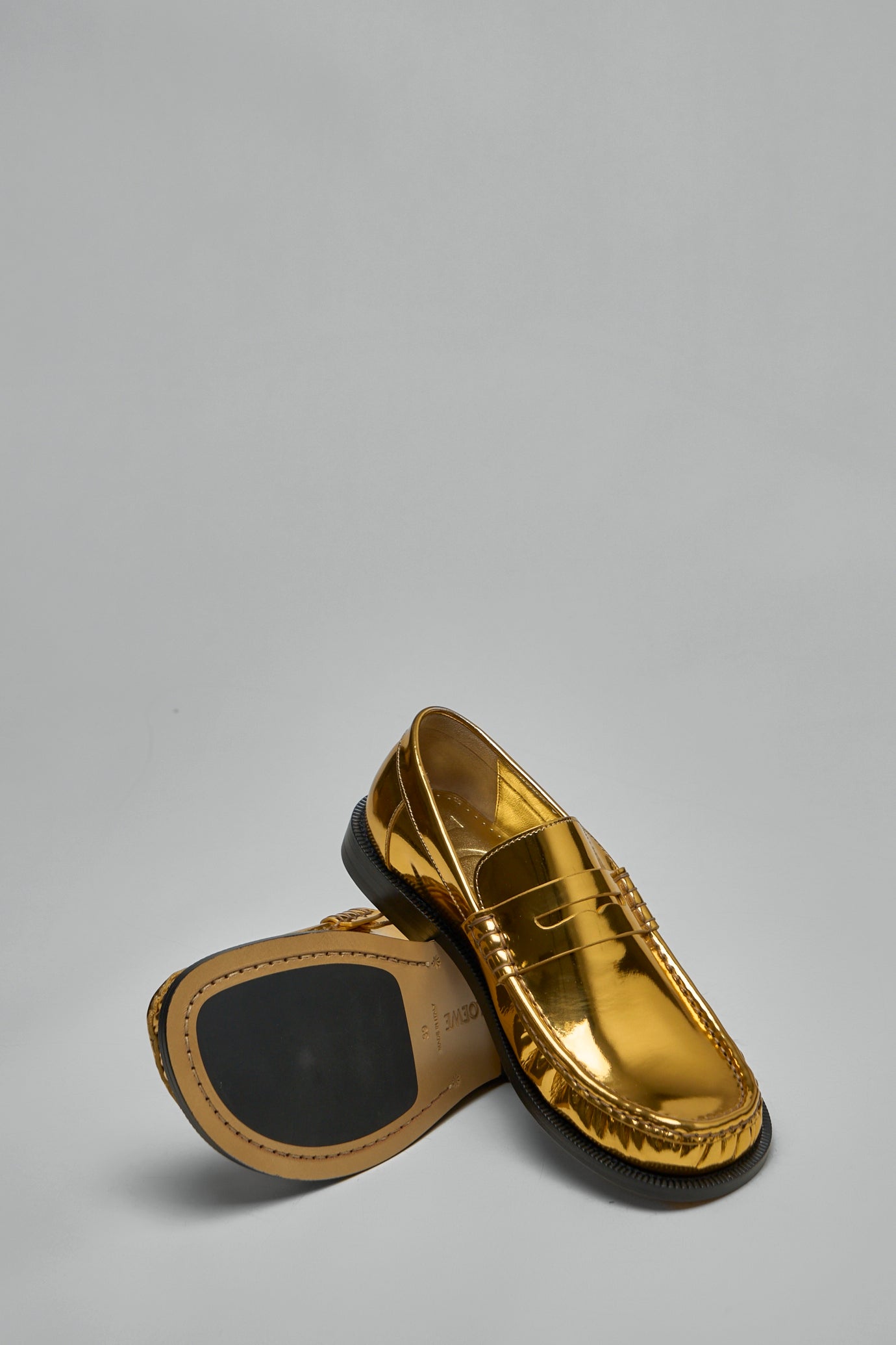 Campo Loafer in Metallic Calfskin