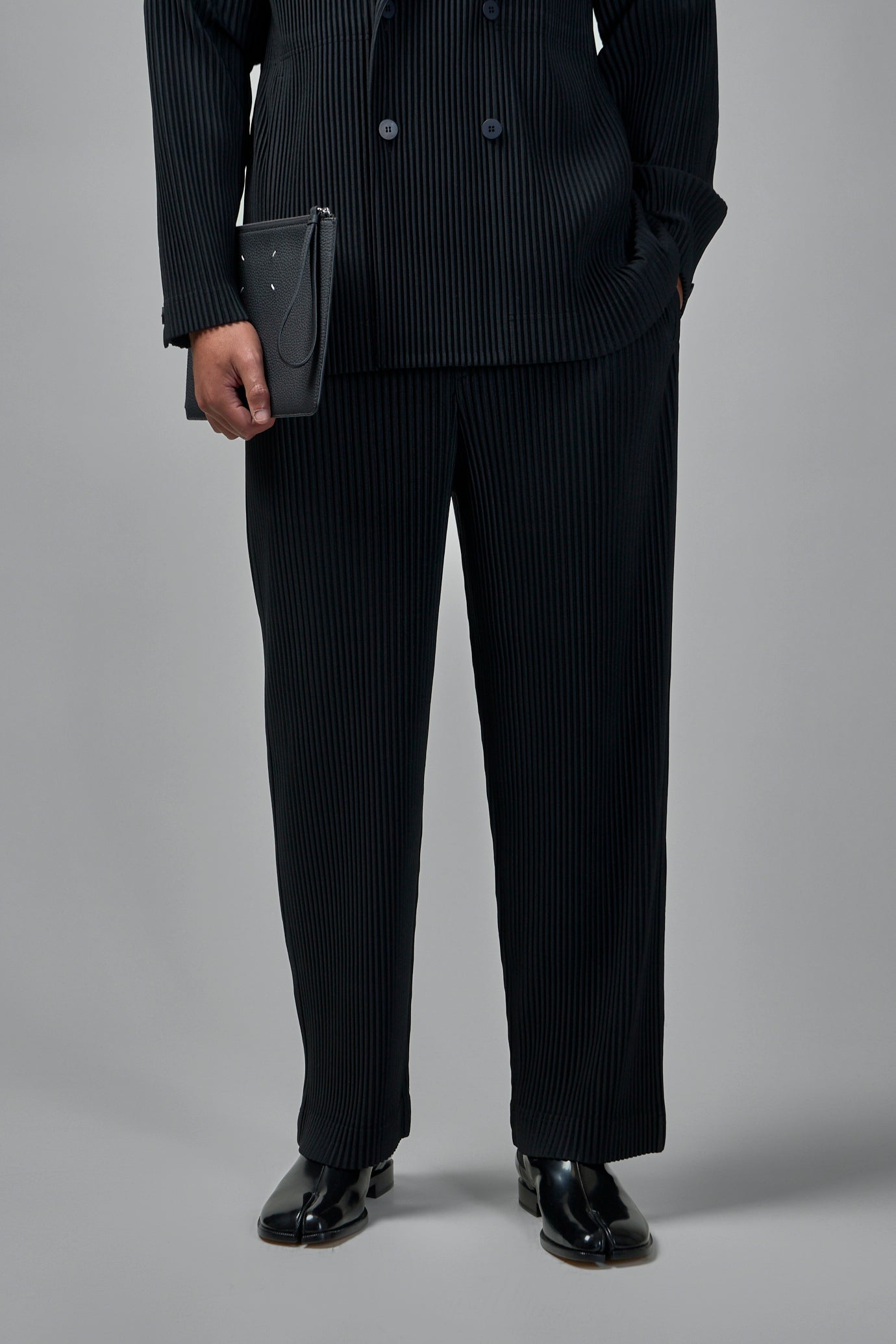 September Pleated Straight Pants