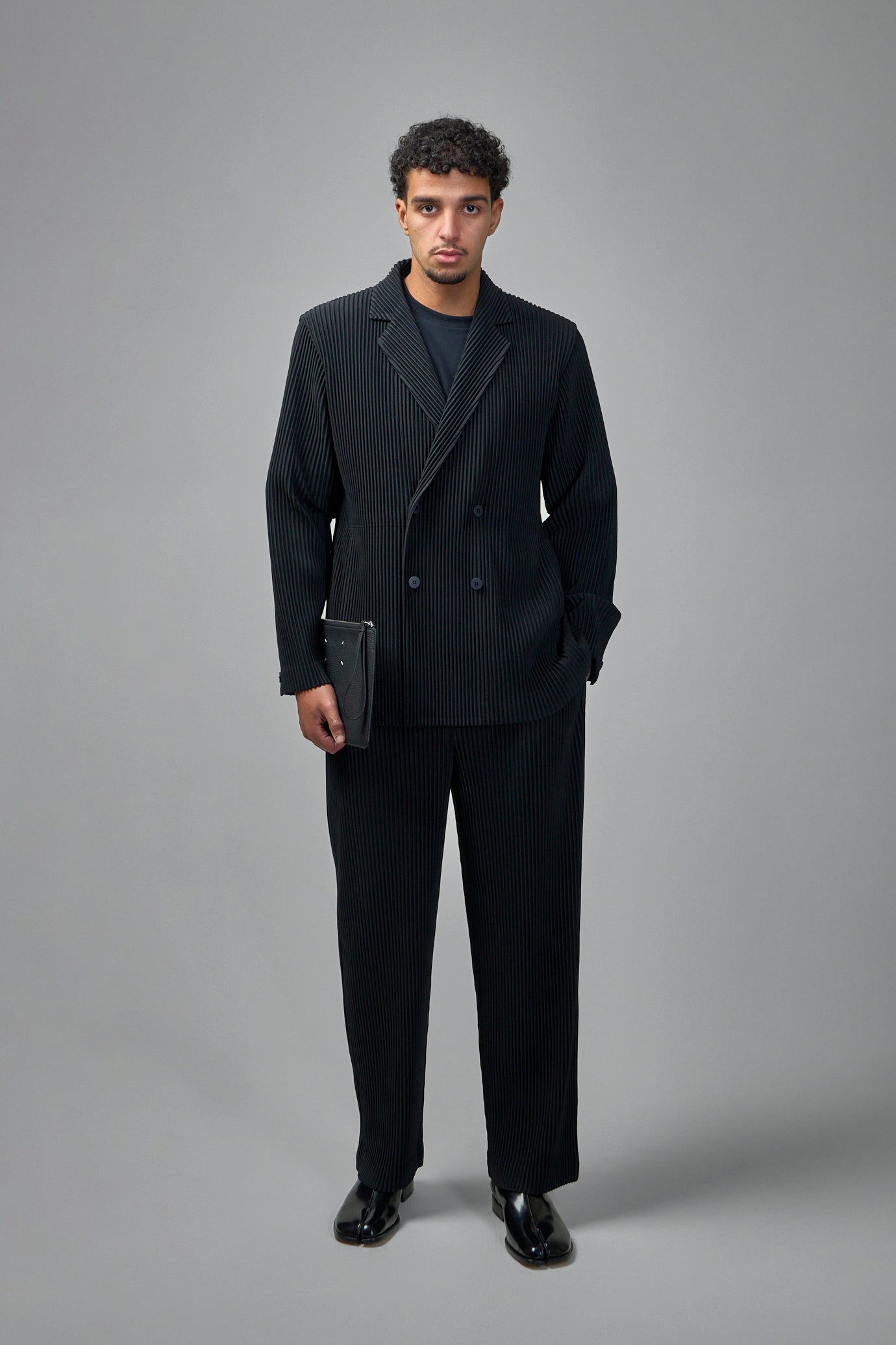 September Pleated Straight Pants