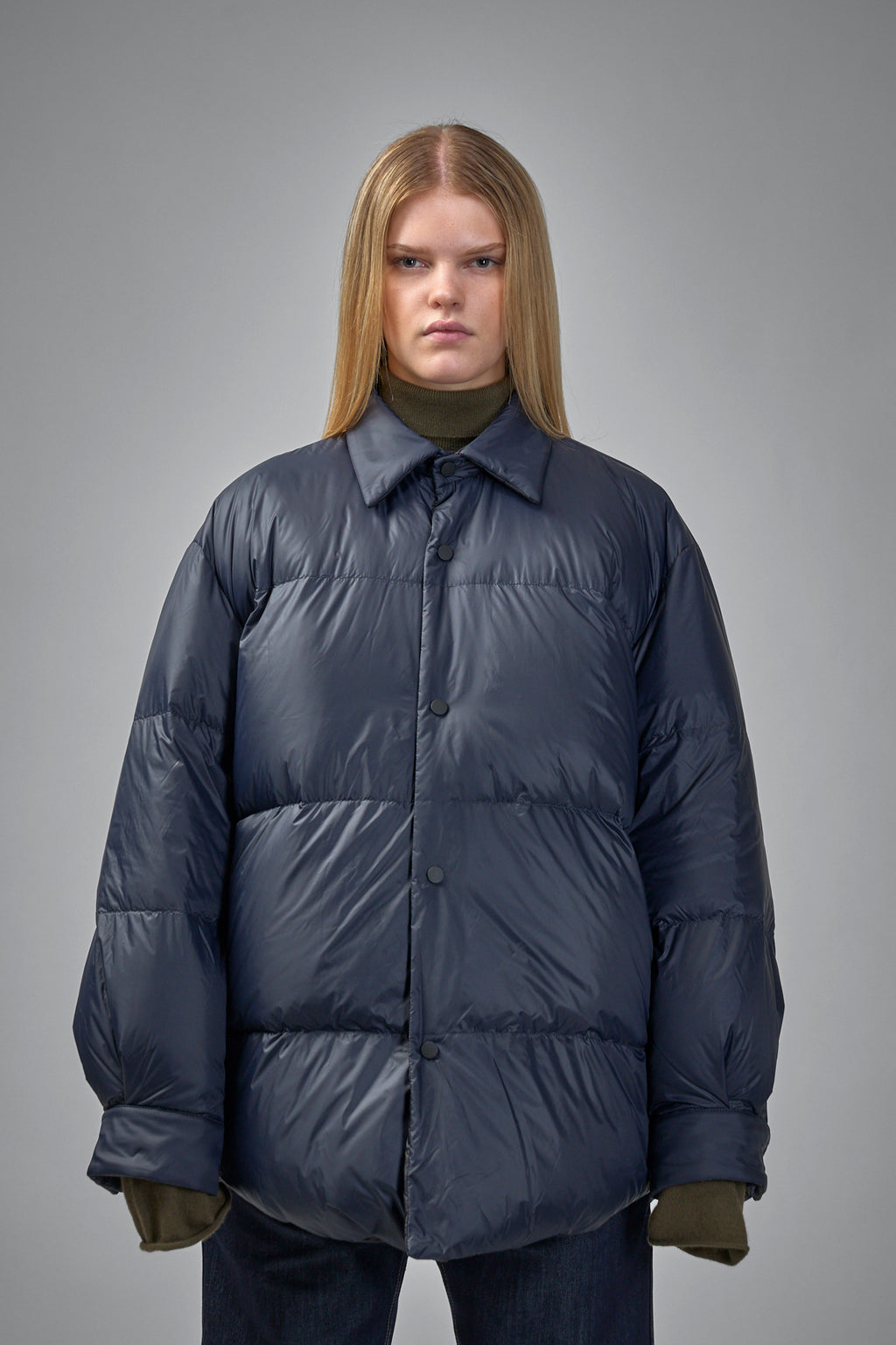 Orlov Reversible Shirt Style Down Jacket